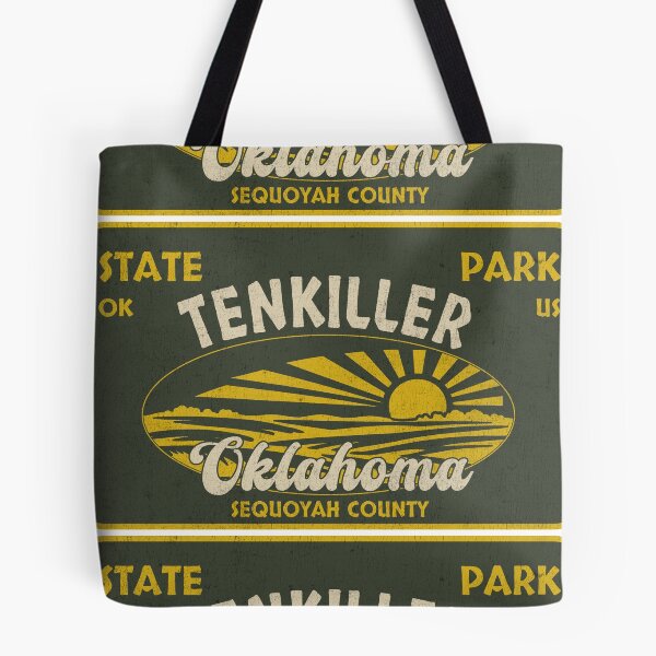 Item preview, Tenkiller State Park, Sequoyah County, Oklahoma, badge design designed and sold by Wanderful-roads.