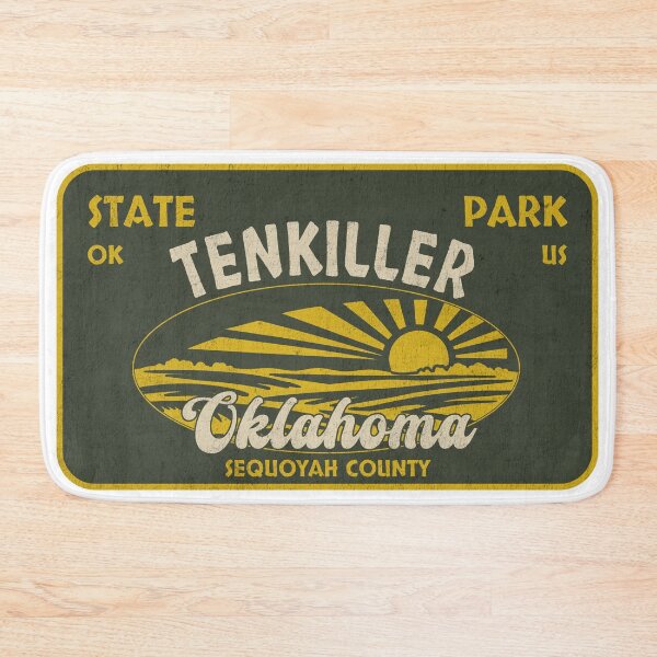 Item preview, Tenkiller State Park, Sequoyah County, Oklahoma, badge design designed and sold by Wanderful-roads.