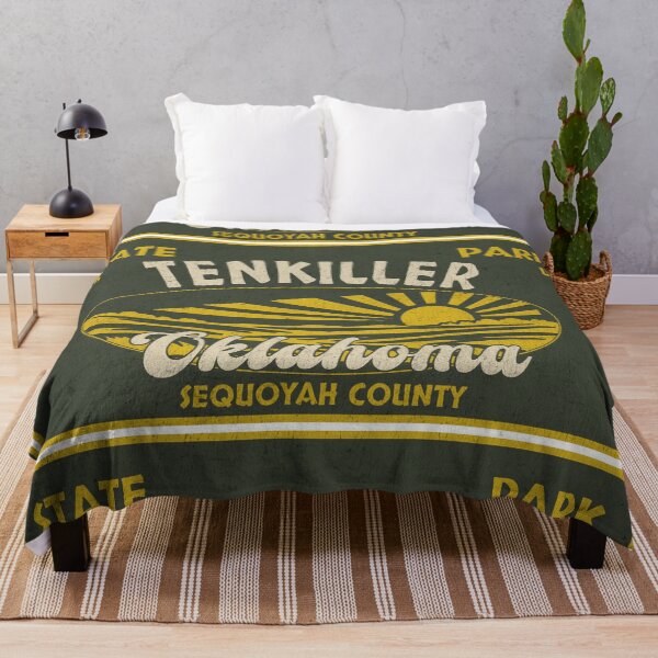 Item preview, Tenkiller State Park, Sequoyah County, Oklahoma, badge design designed and sold by Wanderful-roads.