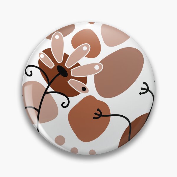 Item preview, Chocolate Brown Whimsical Boho Design designed and sold by Sartoris Art.
