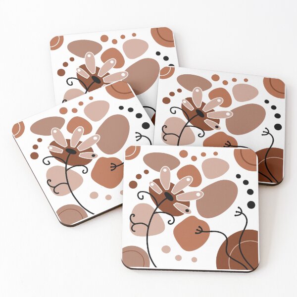 Item preview, Chocolate Brown Whimsical Boho Design designed and sold by Sartoris Art.