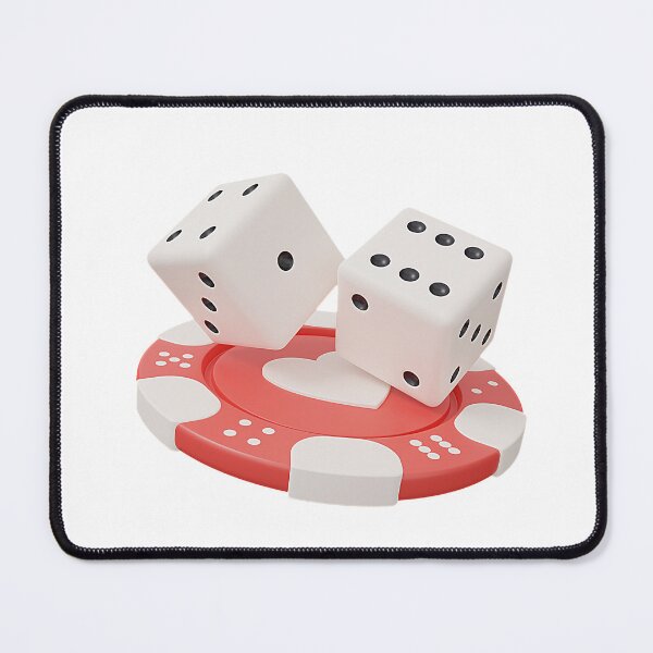 Item preview, 3D Casino Poker Chip and Pair of Dice designed and sold by Creatby7030.