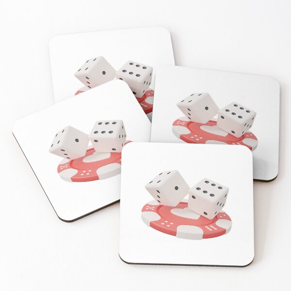 Item preview, 3D Casino Poker Chip and Pair of Dice designed and sold by Creatby7030.