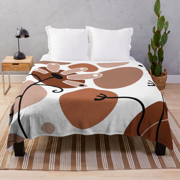 Item preview, Chocolate Brown Whimsical Boho Design designed and sold by Sartoris Art.