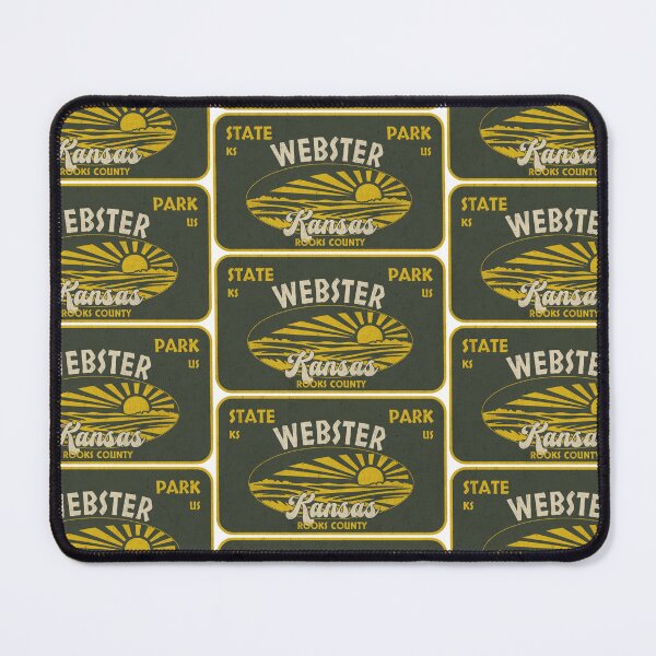 Item preview, Webster State Park, Rooks County, Kansas, badge design designed and sold by Wanderful-roads.