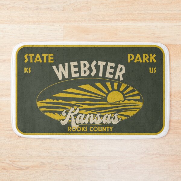 Item preview, Webster State Park, Rooks County, Kansas, badge design designed and sold by Wanderful-roads.