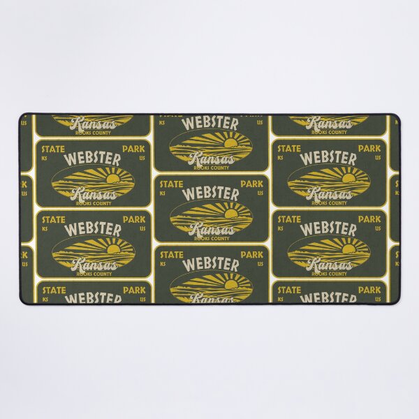 Item preview, Webster State Park, Rooks County, Kansas, badge design designed and sold by Wanderful-roads.