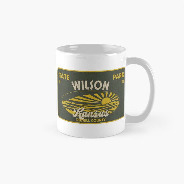 Item preview, Wilson State Park, Russell County, Kansas, badge design designed and sold by Wanderful-roads.