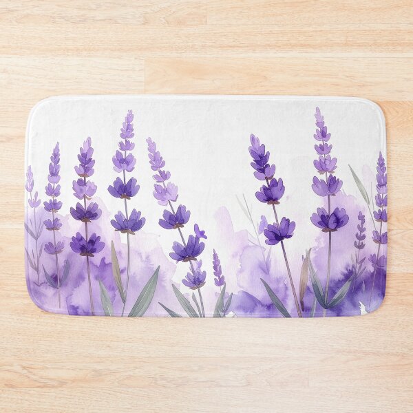 Item preview, Lavender Watercolor Floral Illustration designed and sold by Rutvain.