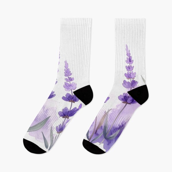 Item preview, Lavender Watercolor Floral Illustration designed and sold by Rutvain.