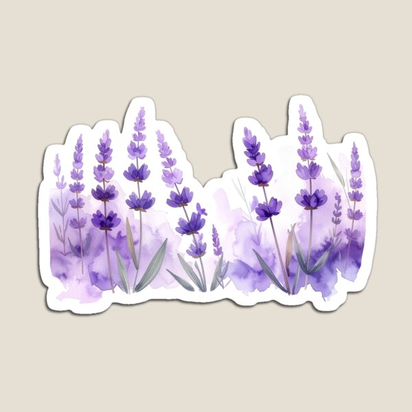 Item preview, Lavender Watercolor Floral Illustration designed and sold by Rutvain.