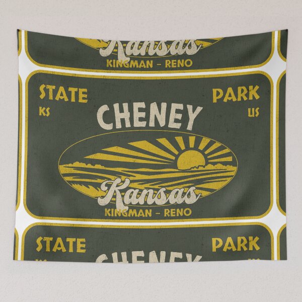 Item preview, Cheney State Park, Kingman - Reno, Kansas, badge design designed and sold by Wanderful-roads.
