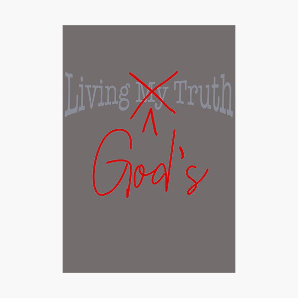 Item preview, Living God’s Truth designed and sold by EC Rustic Arts, LLC.