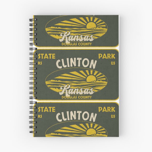 Item preview, Clinton State Park, Douglas County, Kansas, badge design designed and sold by Wanderful-roads.