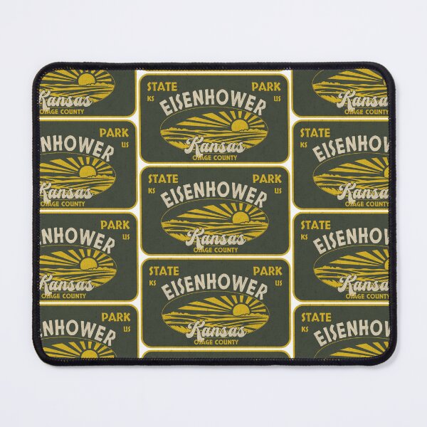 Item preview, Eisenhower State Park, Osage County, Kansas, badge design designed and sold by Wanderful-roads.