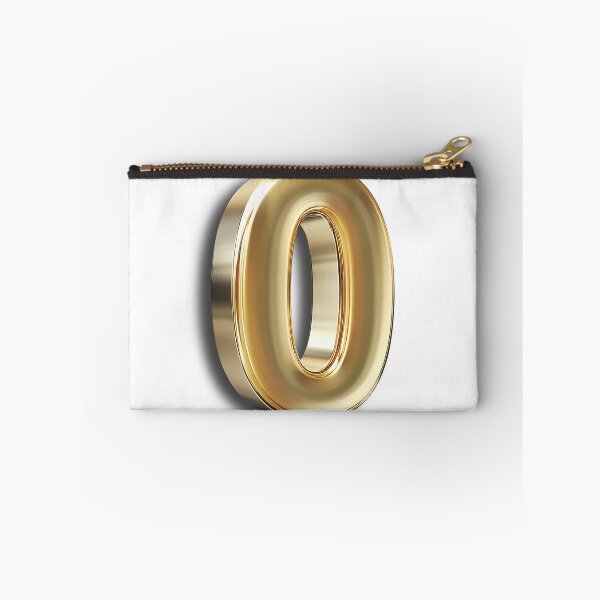 Item preview, 3D Metallic Gold Number Zero designed and sold by Creatby7030.