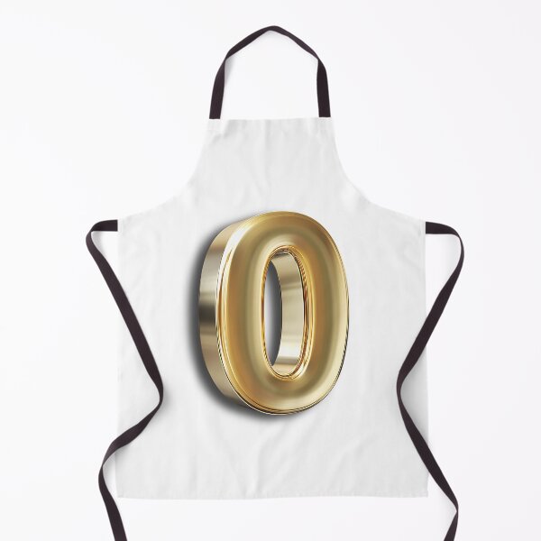 Item preview, 3D Metallic Gold Number Zero designed and sold by Creatby7030.