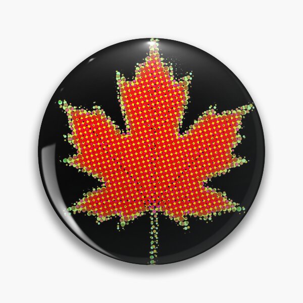 Item preview, Maple leaf art - Orange-black designed and sold by Tint & Tale.