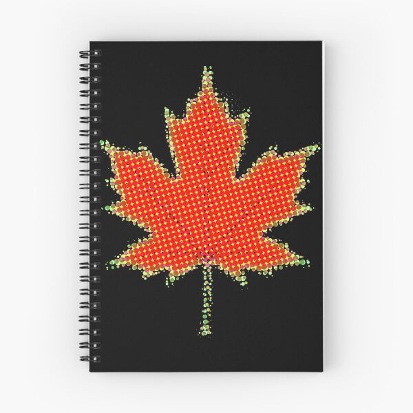 Item preview, Maple leaf art - Orange-black designed and sold by Tint & Tale.