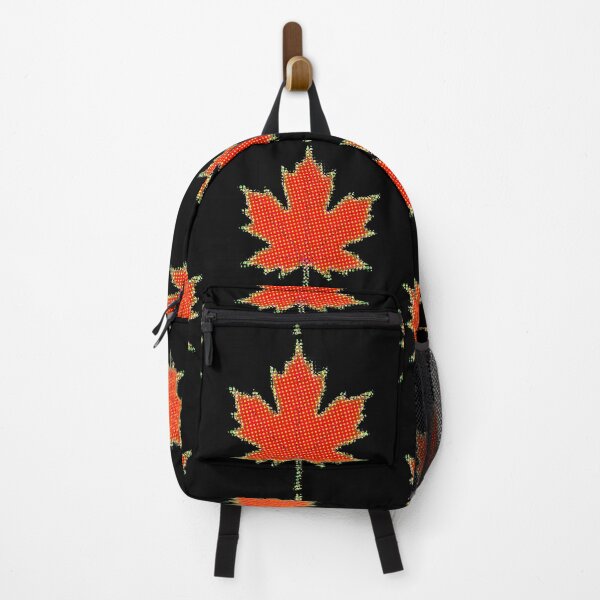 Item preview, Maple leaf art - Orange-black designed and sold by Tint & Tale.