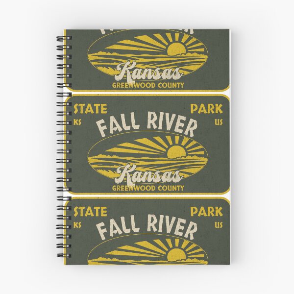 Item preview, Fall River State Park, Greenwood County, Kansas, badge design designed and sold by Wanderful-roads.