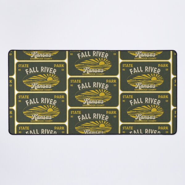 Item preview, Fall River State Park, Greenwood County, Kansas, badge design designed and sold by Wanderful-roads.
