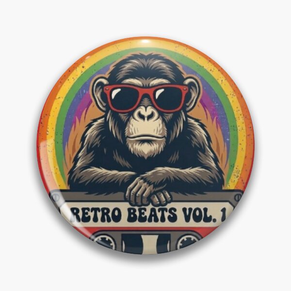 Item preview, Retro Beats Vol. 1 – Funky Chimp Design designed and sold by Dogandesighn.