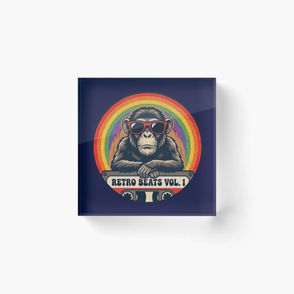 Item preview, Retro Beats Vol. 1 – Funky Chimp Design designed and sold by Dogandesighn.