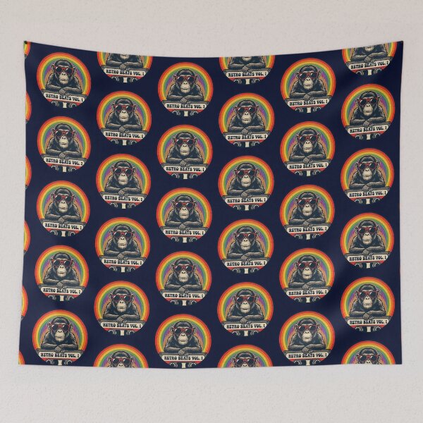 Item preview, Retro Beats Vol. 1 – Funky Chimp Design designed and sold by Dogandesighn.