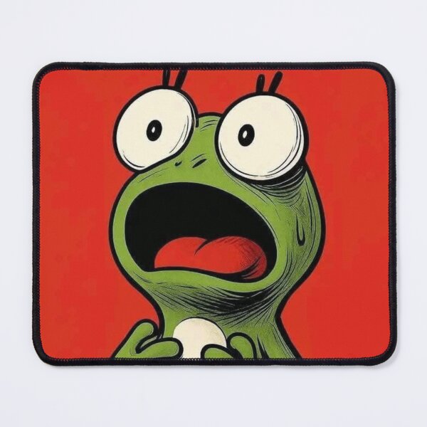 Item preview, Shocked Frog designed and sold by GraphicMondaze.