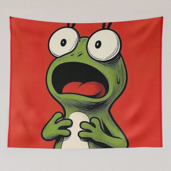 Item preview, Shocked Frog designed and sold by GraphicMondaze.