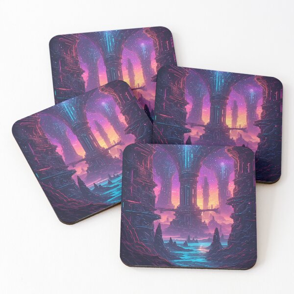 Item preview, Neon City Architecture Citadel | Neon Citadel - Specimen GEO-S74g designed and sold by Aethereal Labs.