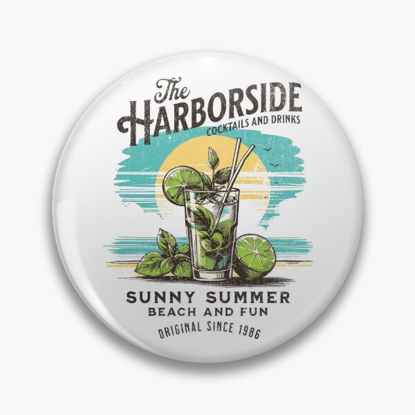 Item preview, The harbor side - sunny summer with cocktails designed and sold by Phanteom.
