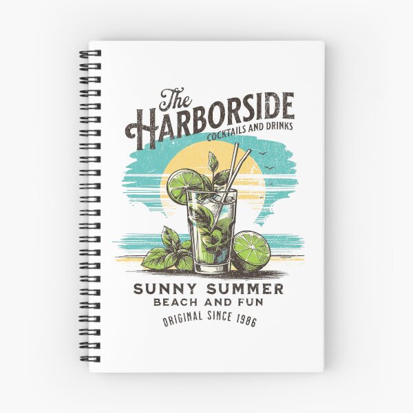 Item preview, The harbor side - sunny summer with cocktails designed and sold by Phanteom.
