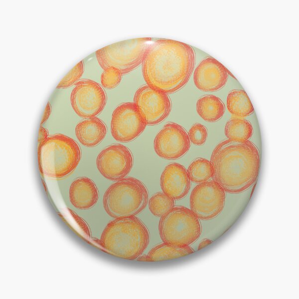Item preview, Abstract Orange and Yellow Bubbles designed and sold by phatlizzardart.