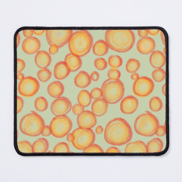 Item preview, Abstract Orange and Yellow Bubbles designed and sold by phatlizzardart.