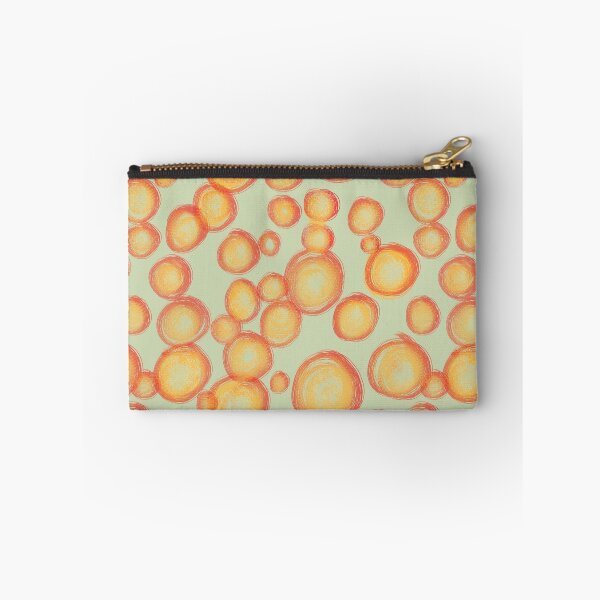 Item preview, Abstract Orange and Yellow Bubbles designed and sold by phatlizzardart.