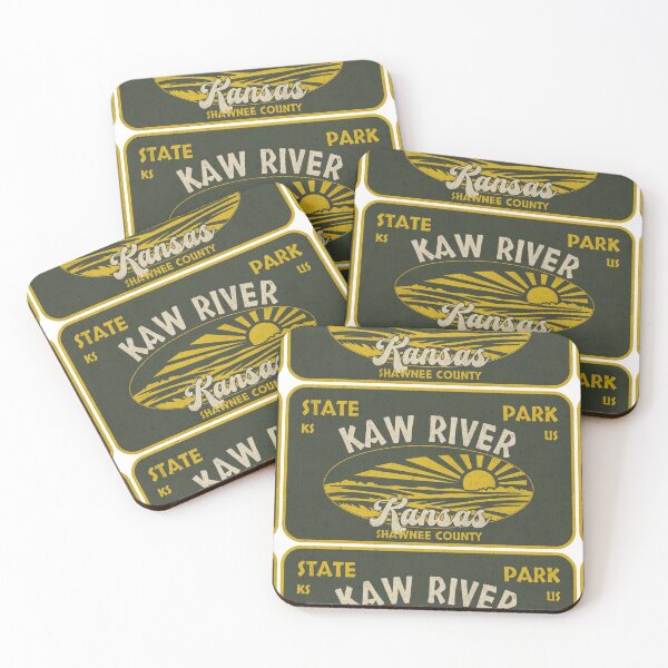 Item preview, Kaw River State Park, Shawnee County, Kansas, badge design designed and sold by Wanderful-roads.