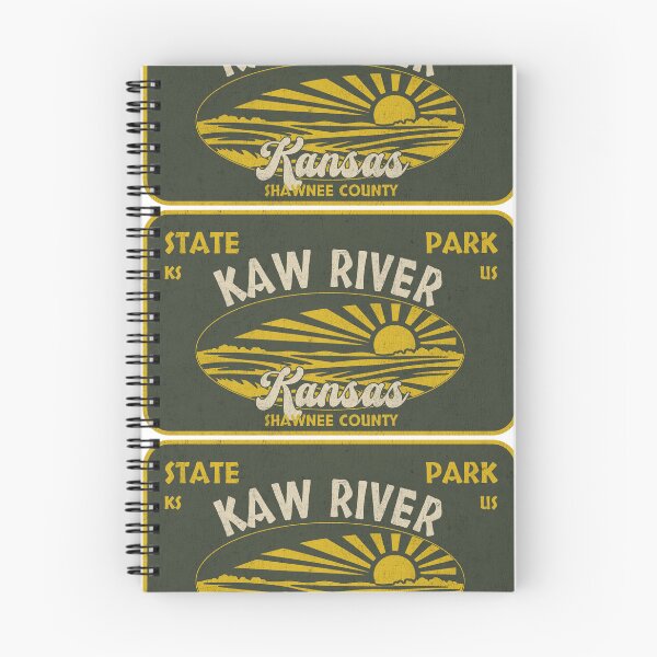 Item preview, Kaw River State Park, Shawnee County, Kansas, badge design designed and sold by Wanderful-roads.