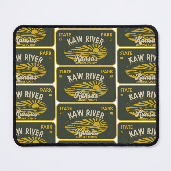 Item preview, Kaw River State Park, Shawnee County, Kansas, badge design designed and sold by Wanderful-roads.