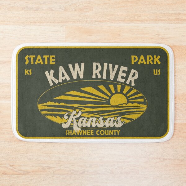 Item preview, Kaw River State Park, Shawnee County, Kansas, badge design designed and sold by Wanderful-roads.