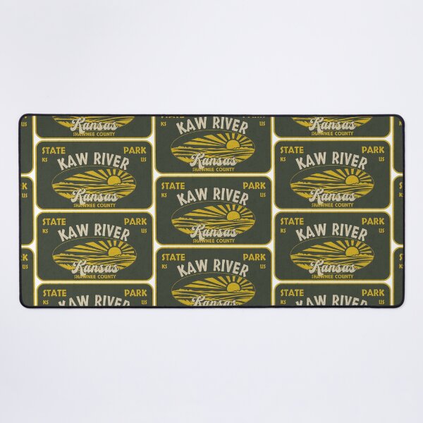 Item preview, Kaw River State Park, Shawnee County, Kansas, badge design designed and sold by Wanderful-roads.