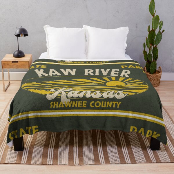 Item preview, Kaw River State Park, Shawnee County, Kansas, badge design designed and sold by Wanderful-roads.