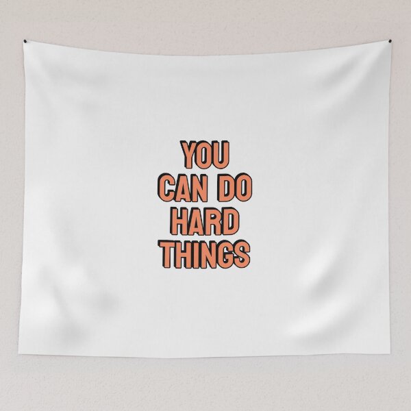 Item preview, You can do hard things  - motivational quote designed and sold by Inspirationmotivation.