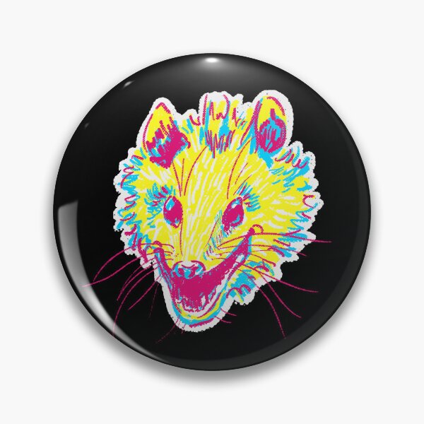 Item preview, CMY Scribble Oppossum designed and sold by TheFolkhaus.