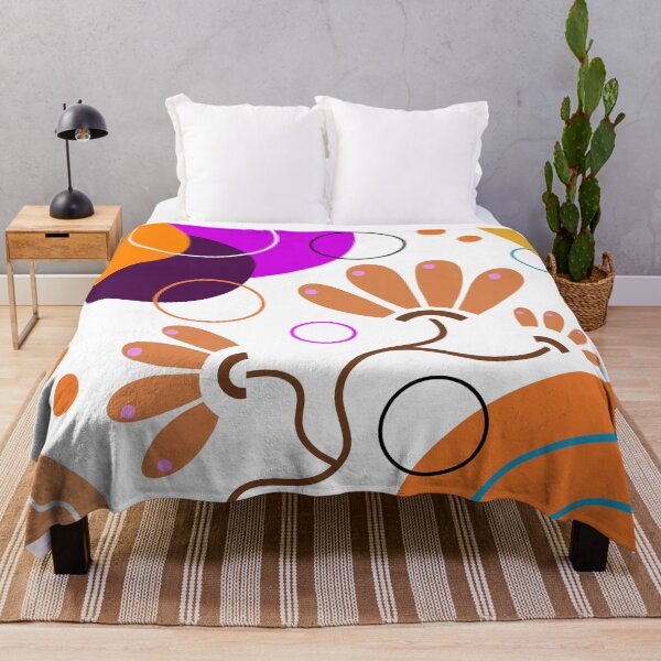 Artikelvorschau, Orangefarbenes Boho-Minimalismus-Design entworfen und verkauft von Sartoris Art.