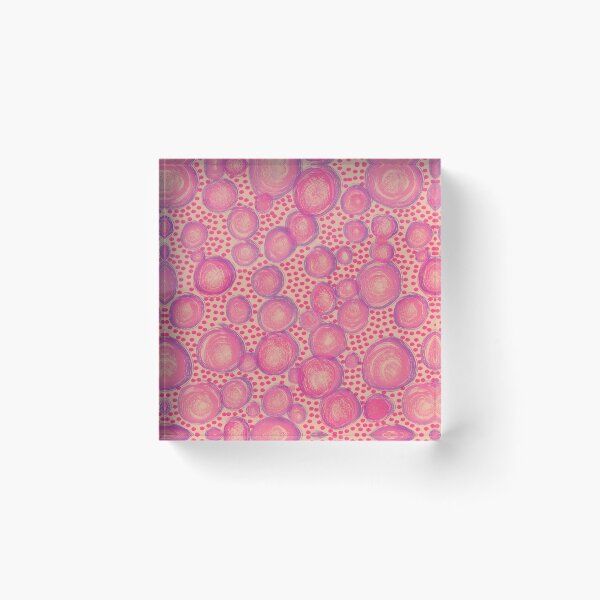 Item preview, Abstract Popping Pink Bubbles designed and sold by phatlizzardart.