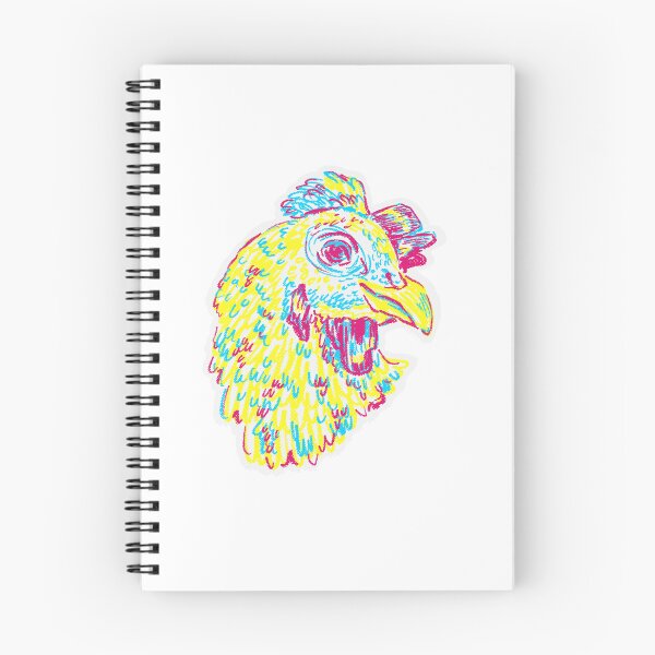 Item preview, CMY Scribble Chicken designed and sold by TheFolkhaus.