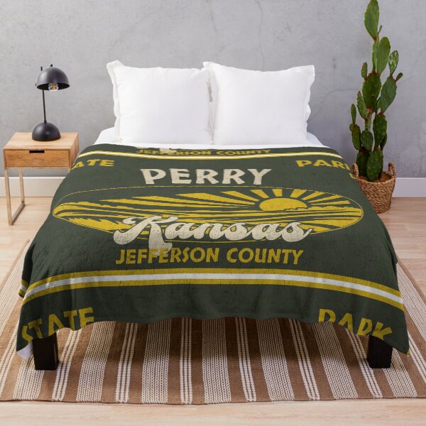 Item preview, Perry State Park, Jefferson County, Kansas, badge design designed and sold by Wanderful-roads.