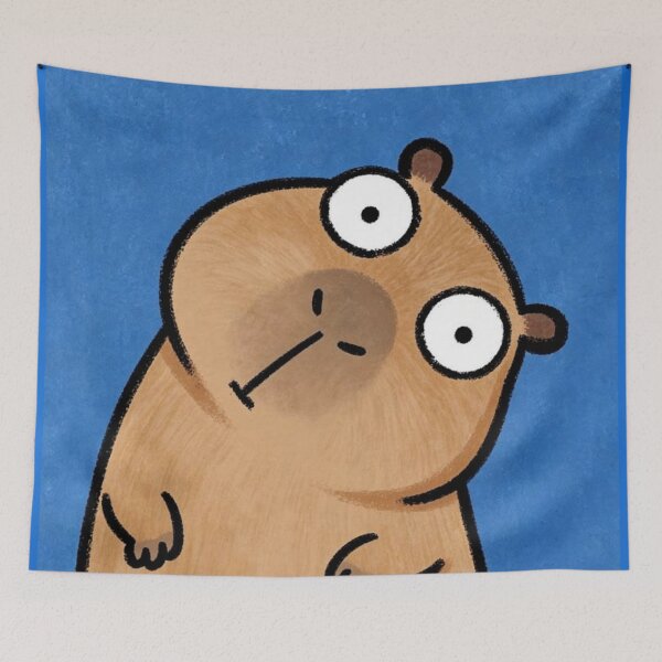 Item preview, Curious Capybara  designed and sold by GraphicMondaze.